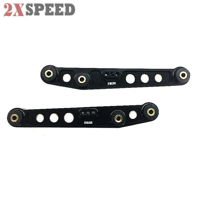 92-95Civic 94-00 Integra Rear Lower Control Arm Subframe Brace Sway Tie Bar Set - Image 2 of 3