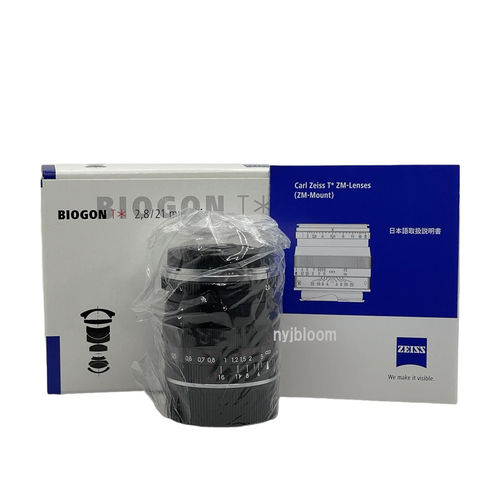 New  Carl Zeiss BIOGON  T * 21mm f2.8 ZM Lens for Leica - Black - JAPAN  - Image 2 of 4