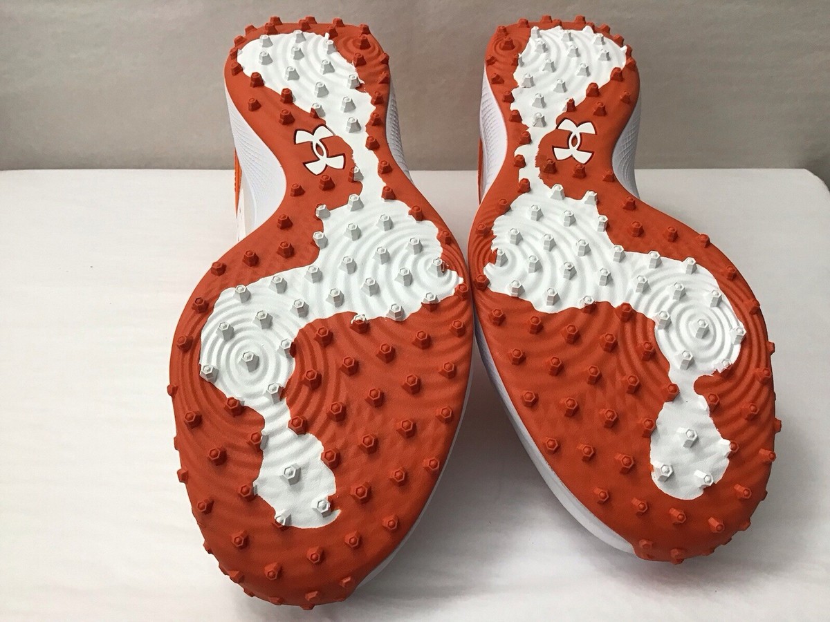 New Under Armour Yard Charged SZ 16 Orange Baseball Turf Shoes 3025593-800 (U2) Under Armor Yard Turf baseball turf shoes - size 9  main image 2