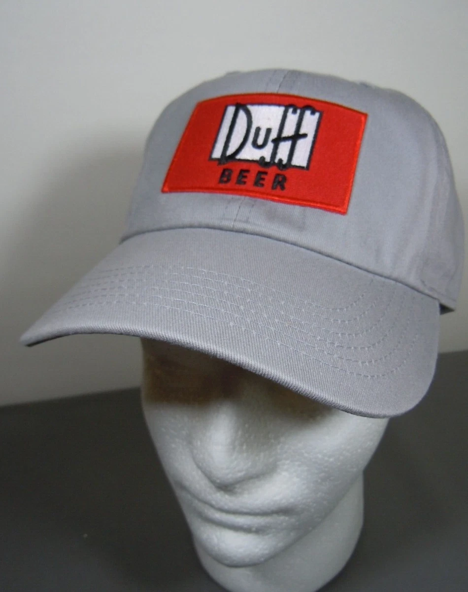 DUFF BEER Baseball Cap Hat Simpsons Duffman