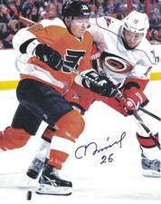 Signed 8x10 RUSLAN FEDOTENKO Philadelphia Flyers Autographed Photo - COA