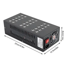 400W Multi 60 Port USB Charging Station Hub Desktop Cell Phone Charger Organizer