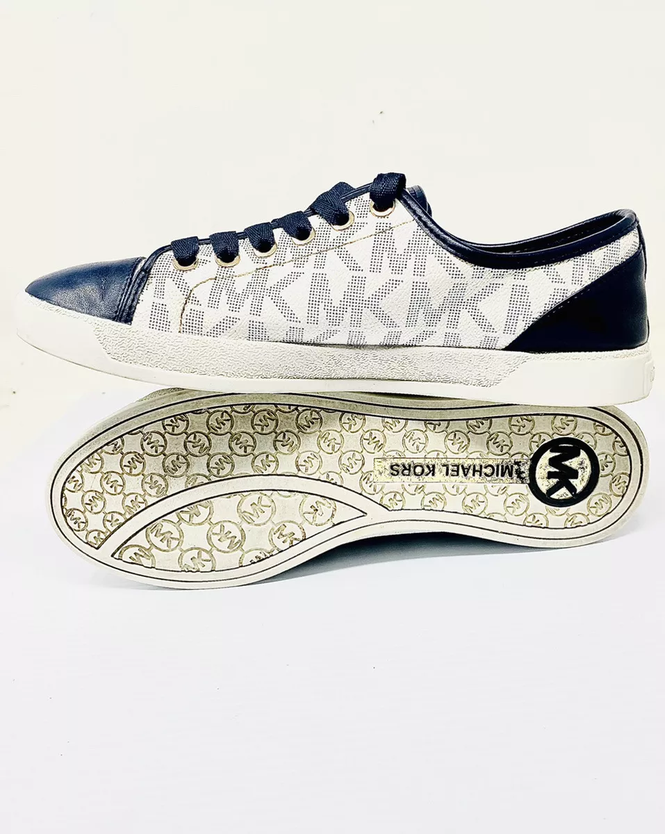 Michael kors navy white sale