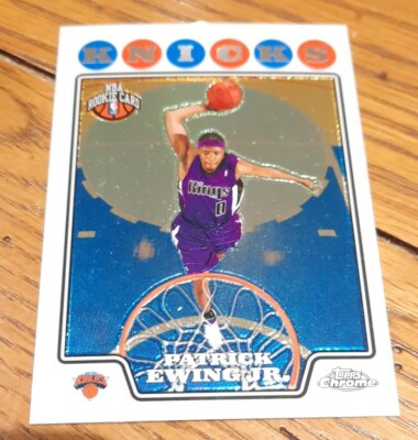 PATRICK EWING JR 🏀 BASKETBALL CARD NY NEW YORK KNICKS ROOKIE CARD