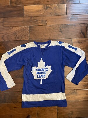 Hockey Jersey Leafs Jersey 1970 Mathews Jersey JACQUES PLANTE