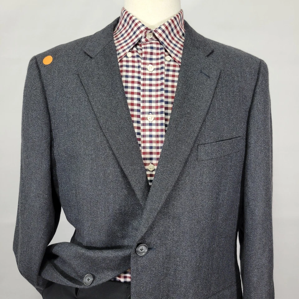 Abrigo Blazer Deportivo John W. Nordstrom Signature Para Hombre Loro Piana Sarga Cachemira 44R Foto 2 de 4