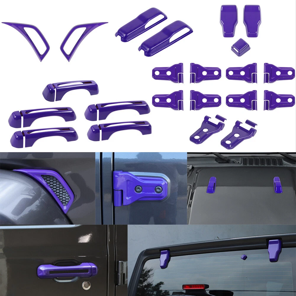 For Jeep Wrangler JL 4Dr 2018 Purple Exterior Accessories