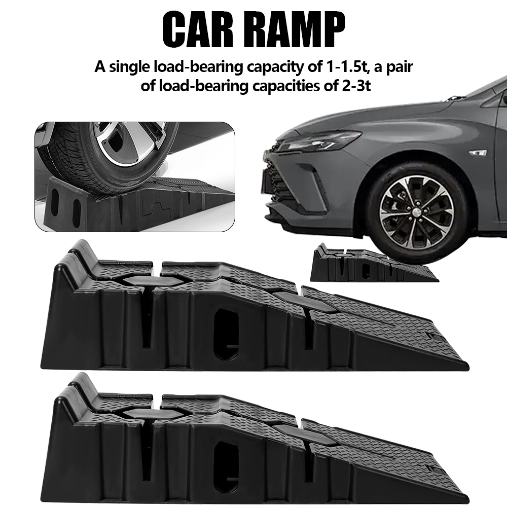 Plastic Ramp For Van Heavy Duty 5 Ton Low Rise Car & Van Ramps Plastic Strong & Heavy Duty ...