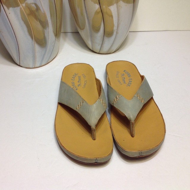 Womens Korks by Kork-Ease Thong Sandals Sand Size 6/36 | eBay
