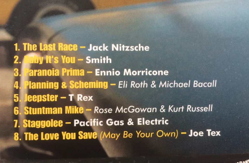 DEATH PROOF Soundtrack LP 2015 Vinyl TARANTINO RARE NEW SEALED Morricone, T Rex - Image 4 of 4