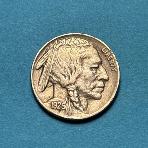 (1) Beautiful Antique 1926-P Buffalo/Indian Head Nickel XF-EXTRA FINE