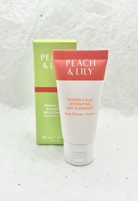 Peach & Lily POWER CALM Hydrating Gel Cleanser 1.01oz/30ml Travel Size NWB