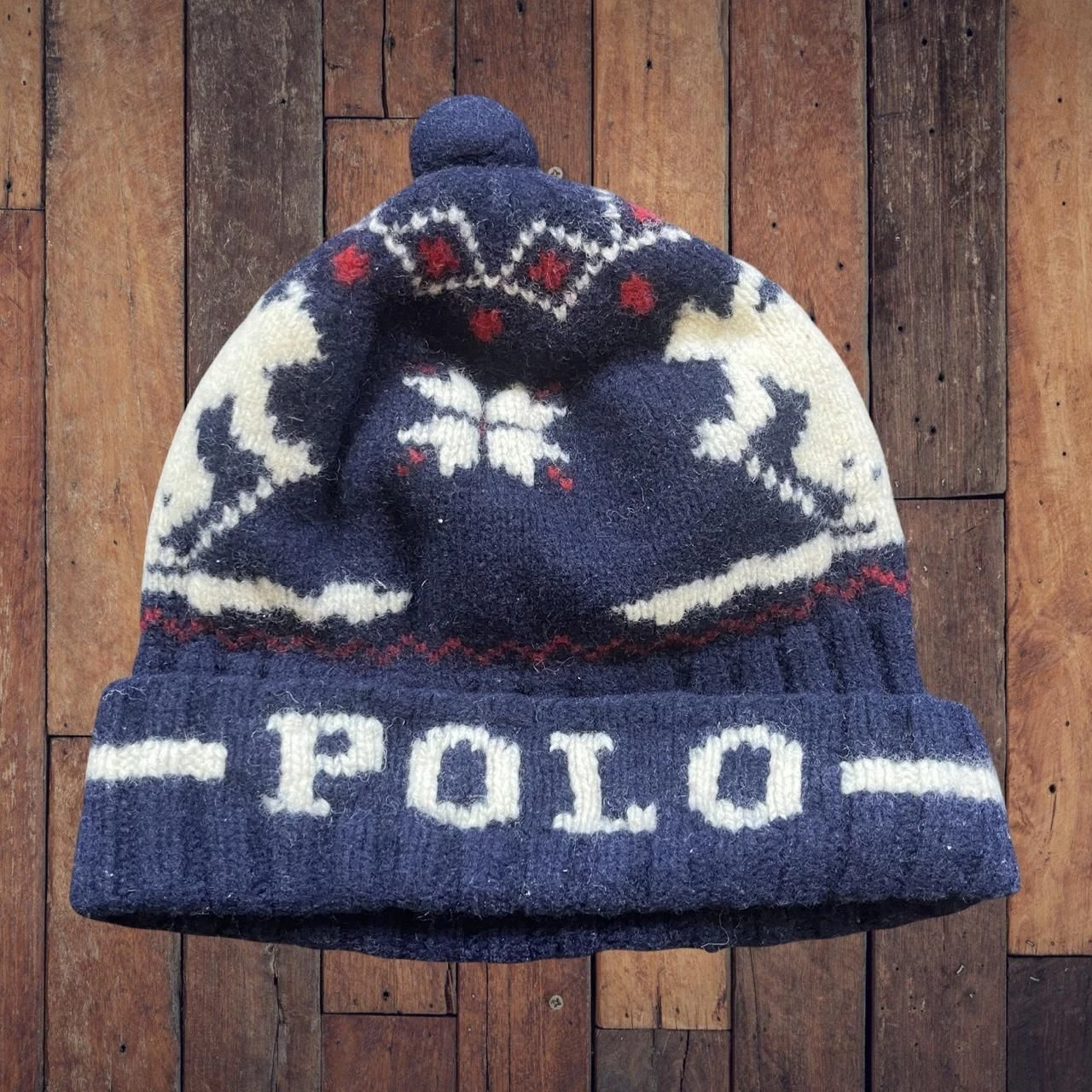 ◼️ Polo Ralph Lauren Ski Bobble Hat Beanie
