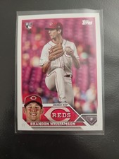 Topps 2023 Update Brandon Williamson Rookie Card #US286 Cincinnati Reds. rookie card picture