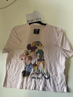 Teddy Fresh x Looney Tunes hellrosa Grafik T-Shirt - Größe M.   AGU-133