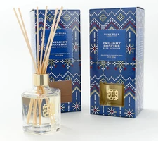 HomeWorx by Slatkin & Co."twilight bonfir" Reed Diffuser/Gift Box,New 4floz