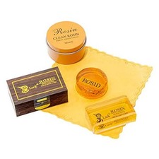 Violin Rosin 2 Pack, Natural Rosin with Case, Light Low Dust Rosin for Yellow