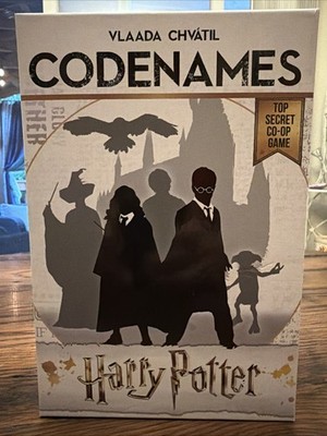 Codenames: Harry Potter - open box, unpunched, sealed cards - 100% complete