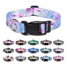 Adjustable Dog Collar Pet Collar for Small Medium Large Dog Walking Collars Flow