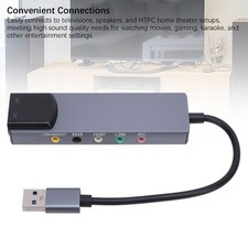 External Sound Card Mixing Support Optical Input Output 5.1 7.1 Channel Noise