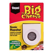 The Big Cheese Sonic Mouse & Rat Repeller Plug-In, Humane, Ultrasonic Rodent