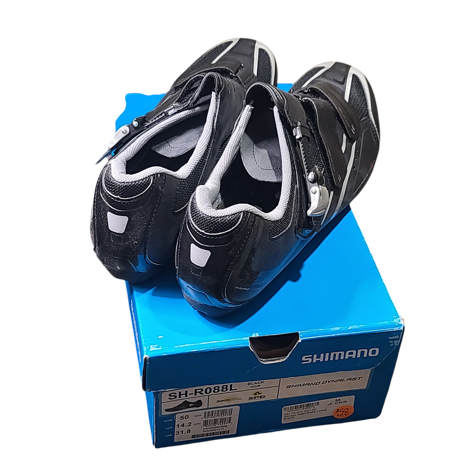 Shimano Mens Cycling Shoes SH-R088L Black Size US 14.2/EU 50 SPD-SL