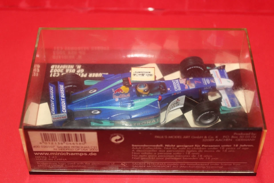 1/43 Sauber Petronas C21 (2002) - #7 N. Heidfeld - MINICHAMPS - Immagine 3 di 3