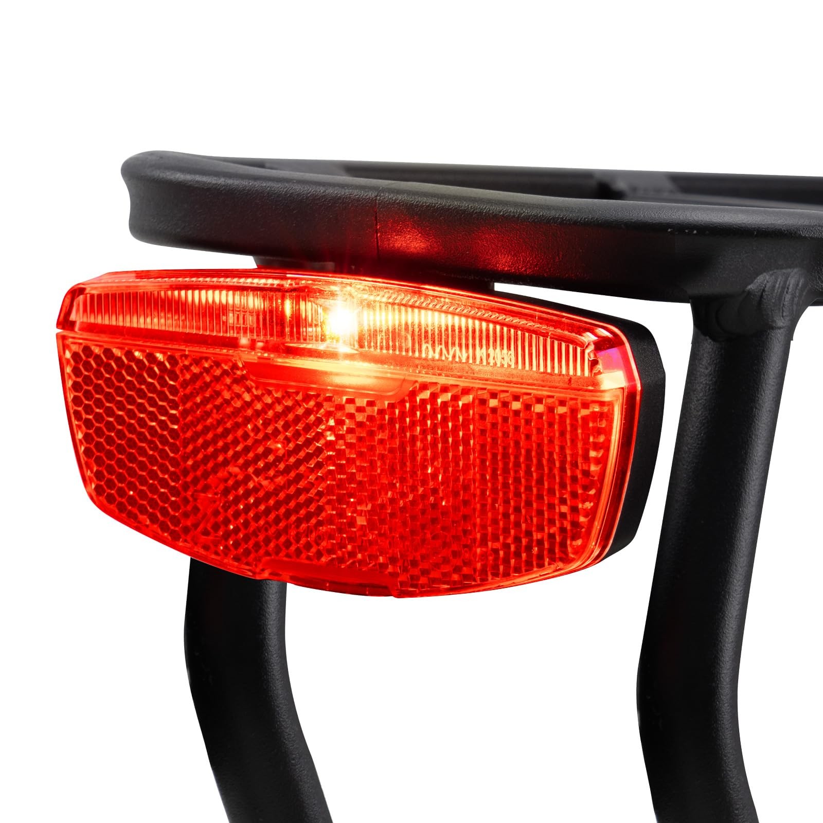 Feu arrière de vélo LED large StVZO K2057 avec faisceau anti-éblouissement étanche