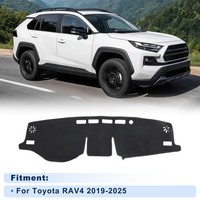 Dash Cover FüR Toyota RAV4 19-25 O.Hud, Rutsch-/Staubdicht, Grau-Polyester