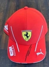 Charles Leclerc signed Ferrari F1  Racing official 2024 Puma hat  JSA COA PROOF