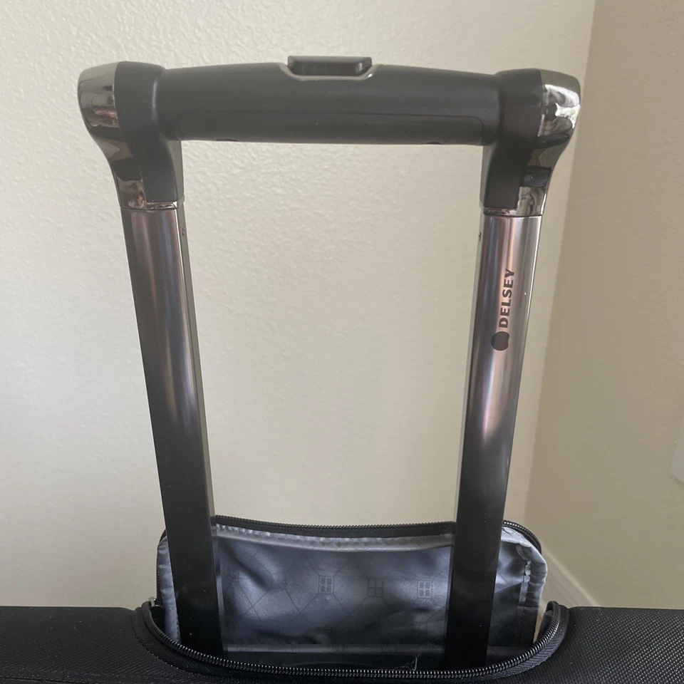 DELSEY Paris Luggage Helium DLX Garment Bag with Spinner Wheels, Black, 24 Inch - Image 3 of 4