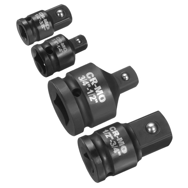 "4X Steckdosen-Adapter FüR 3/8\"-1/4\", 1/4\"-3/8\", 3/4\"-1/2\", 1/2\"-3/4\""-image