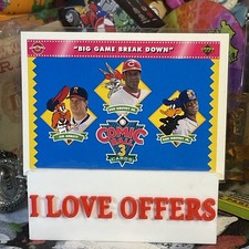 1992 UD LOONEY TUNES Ken Griffey Jr Jim Abbott Ken Griffey Sr. #154 C STORE MORE