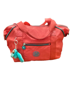 Kipling Art U Vibrant Pink Satchel Shoulder Bag Retail $89.00.