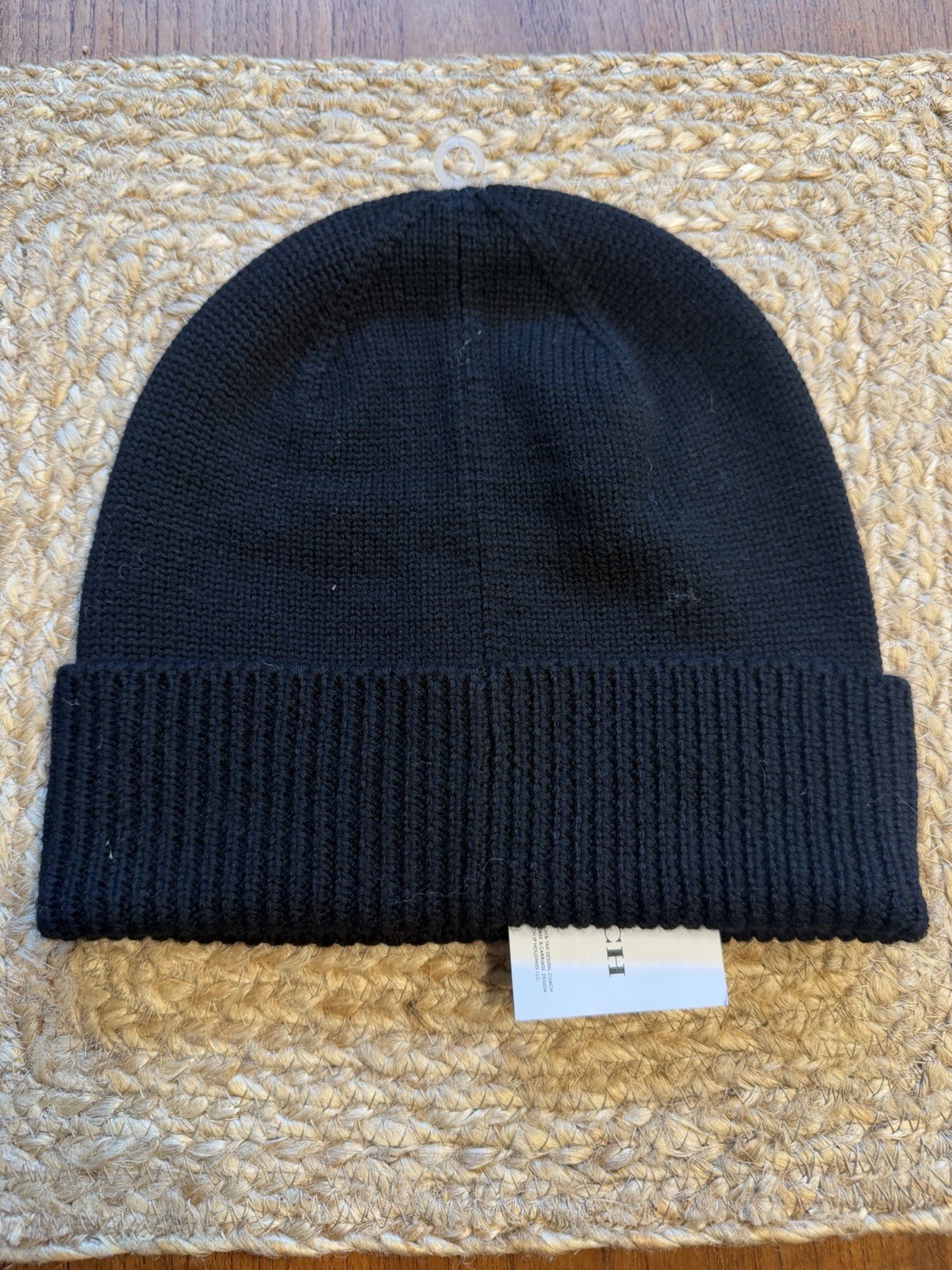 NWT Coach Rexy Patch Beanie Winter Hat Black Sold Out T Rex Dinosaur image 5