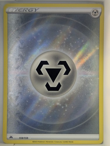 Metal Energy (Texture Full Art) Reverse Holo 159/159 NM - Crown Zenith - English