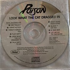 Poison - Look What the Cat Dragged In CD Rock Album Capitol 1986 CDP 7 46735 2