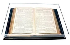 Deluxe Clear Acrylic Book, Stamp, or Coin Collection Display Case (A029-B)