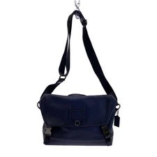 Coach Shoulder Bag/Leather/Nvy/37954
