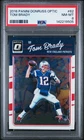 2016 PANINI DONRUSS OPTIC #62 TOM BRADY PSA 8