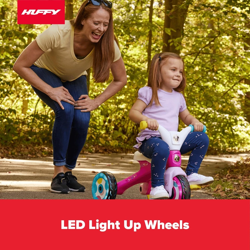 Minnie Mouse LED Trike for Toddlers Lightweight Fun Ride On Toy for Ages 1.5 ... - Image 2 of 4