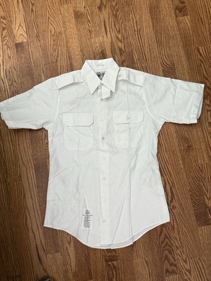 Defense Logistics Agency White Short Sleeve Shirt - Garrison Collection - 15C