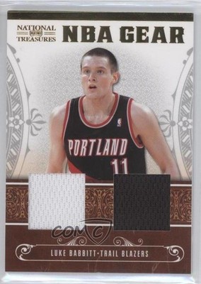 2010-11 Playoff National Treasures Combos 19/99 Luke Babbitt #26 Rookie RC 0m7