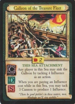 Galeone der Schatzflotte - No Quarters - 7th Sea