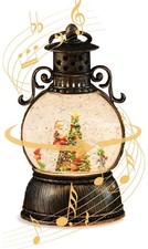 christmas snow globe lantern Lighted Musical Water Globes With 6hrs Timer