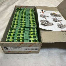 NEW 18 WEIDMULLER 1768310000 MODULAR PE TERMINAL BLOCK, ZPE 16/3AN AWG 14-4
