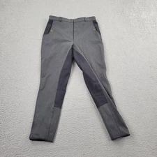 Royal Highness Riding Breeches Pants Womens 30R Equestrian Gray meas 28x25