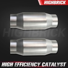 3 Universal Catalytic Converter Inletoutlet With O2 Port 2pcs