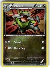 Fraxure 15/20 Holo Rare Dragon Vault Pokemon HP