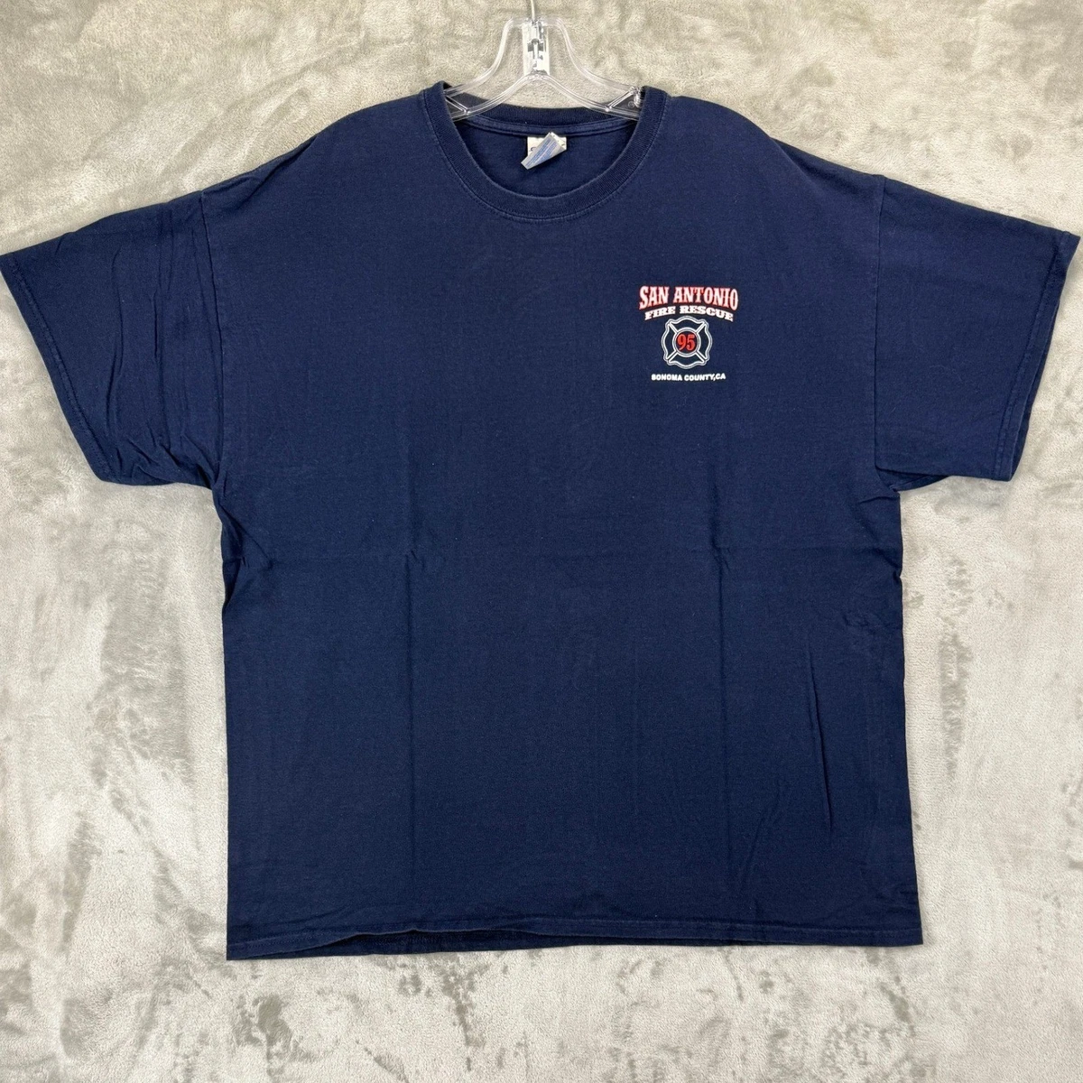 Vigili Del Fuoco T-Shirt Uomo KF5IT – 100% Cotone – Stampa DTG – Comfort Fit
